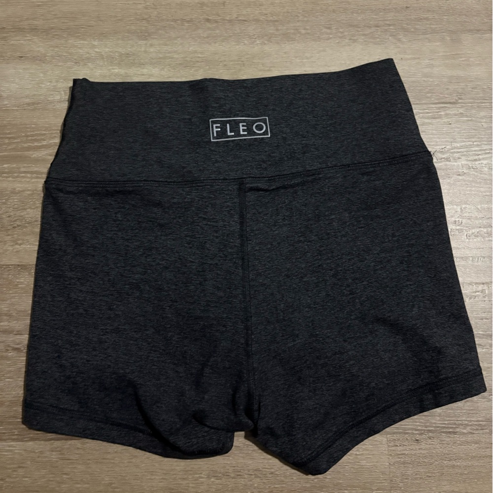 Fleo heather charcoal grey Athletic Shorts Comfortable Fit